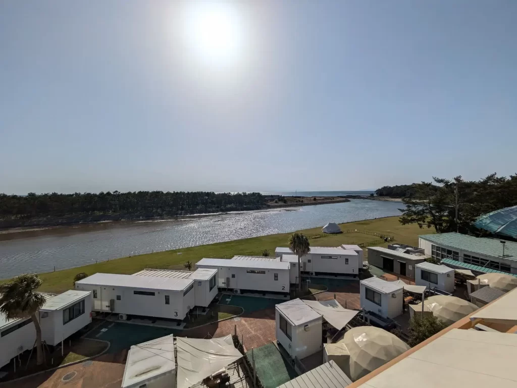 吹上浜フィールドホテルのテント・トレーラーエリア