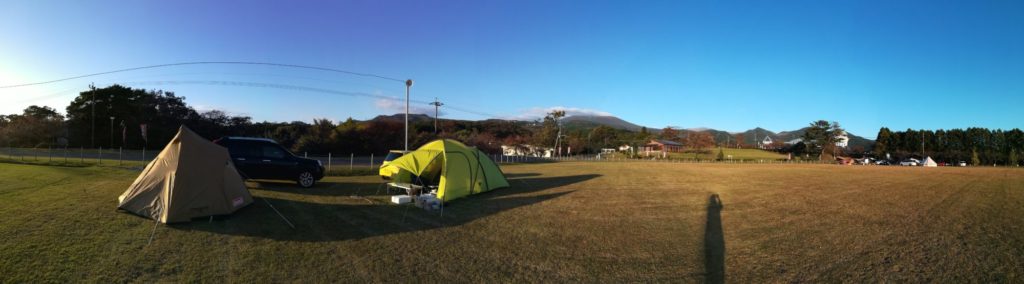 高原の素敵なキャンプ場