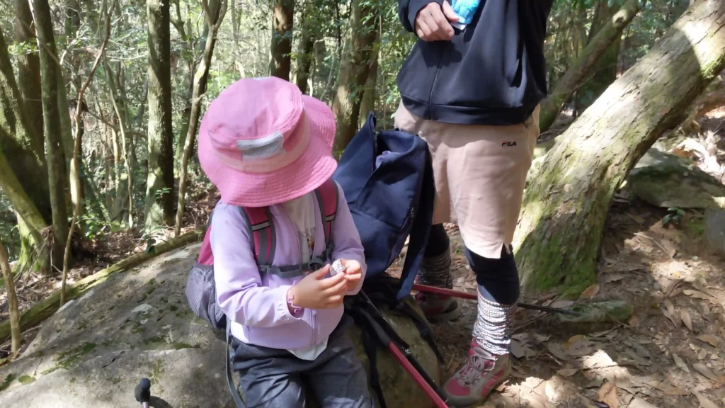 登山中の休憩は登山者の邪魔にならない場所で