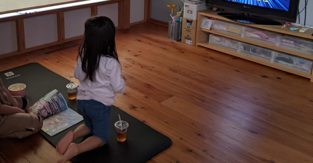 おうち映画館の風景