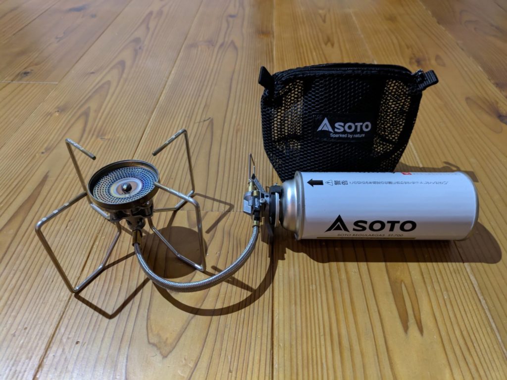 ふるさと納税でゲットしたSOTOのレギュレーターストーブ