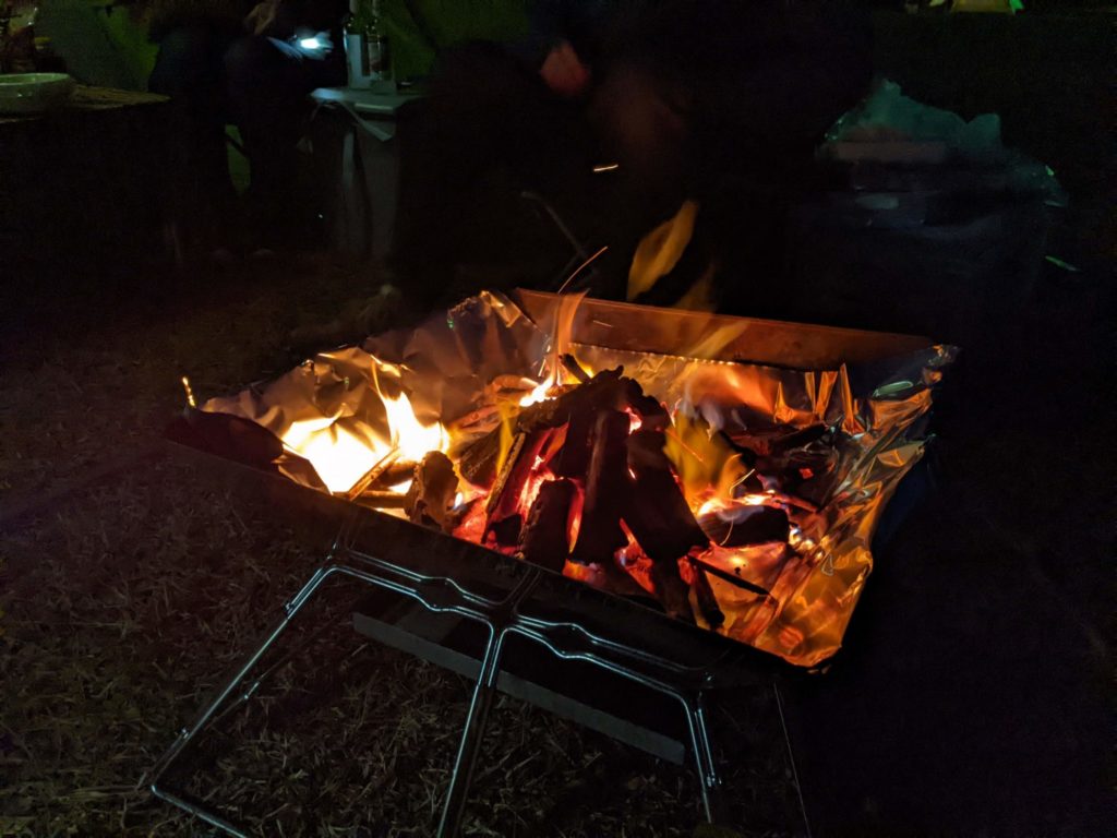焚き火はキャンプの華
